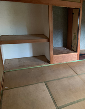 空き家の片付け後