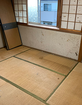 粗大ごみの片付け後