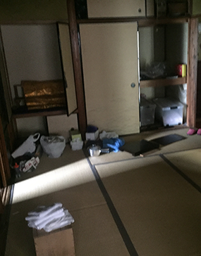 遺品整理前