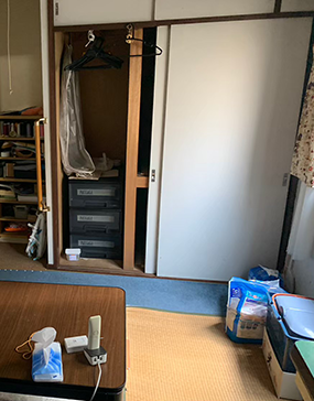 空き家の片付け前