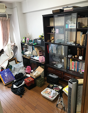 引越しゴミの片付け前