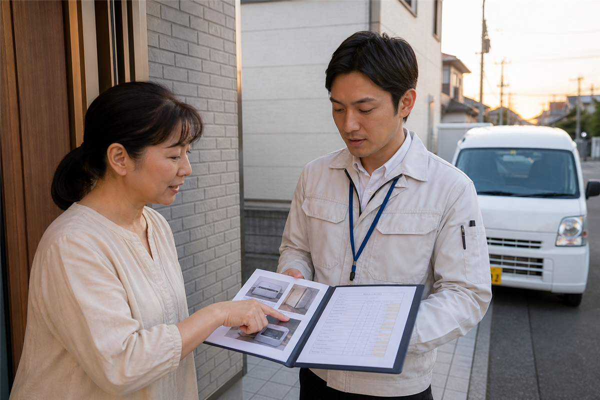 見積もりではリサイクル・運搬・取り外しを分けて聞く