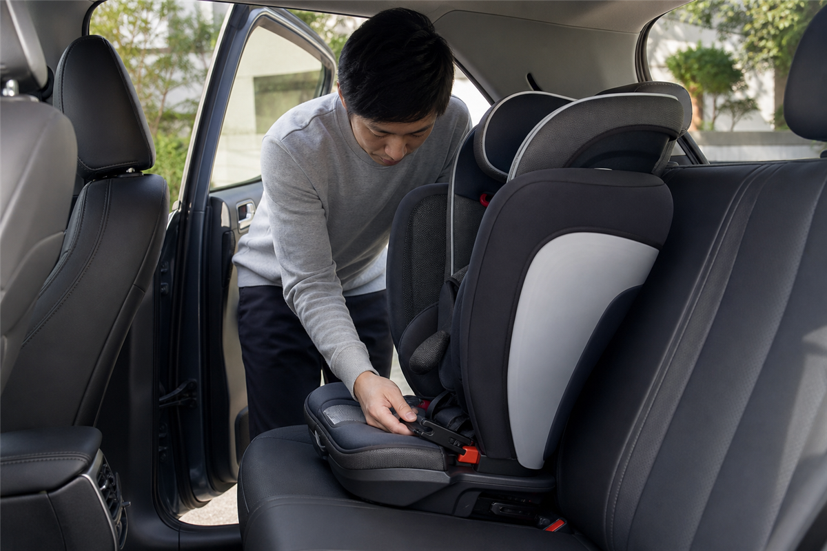 ISOFIX・ベルト・パッドの整理