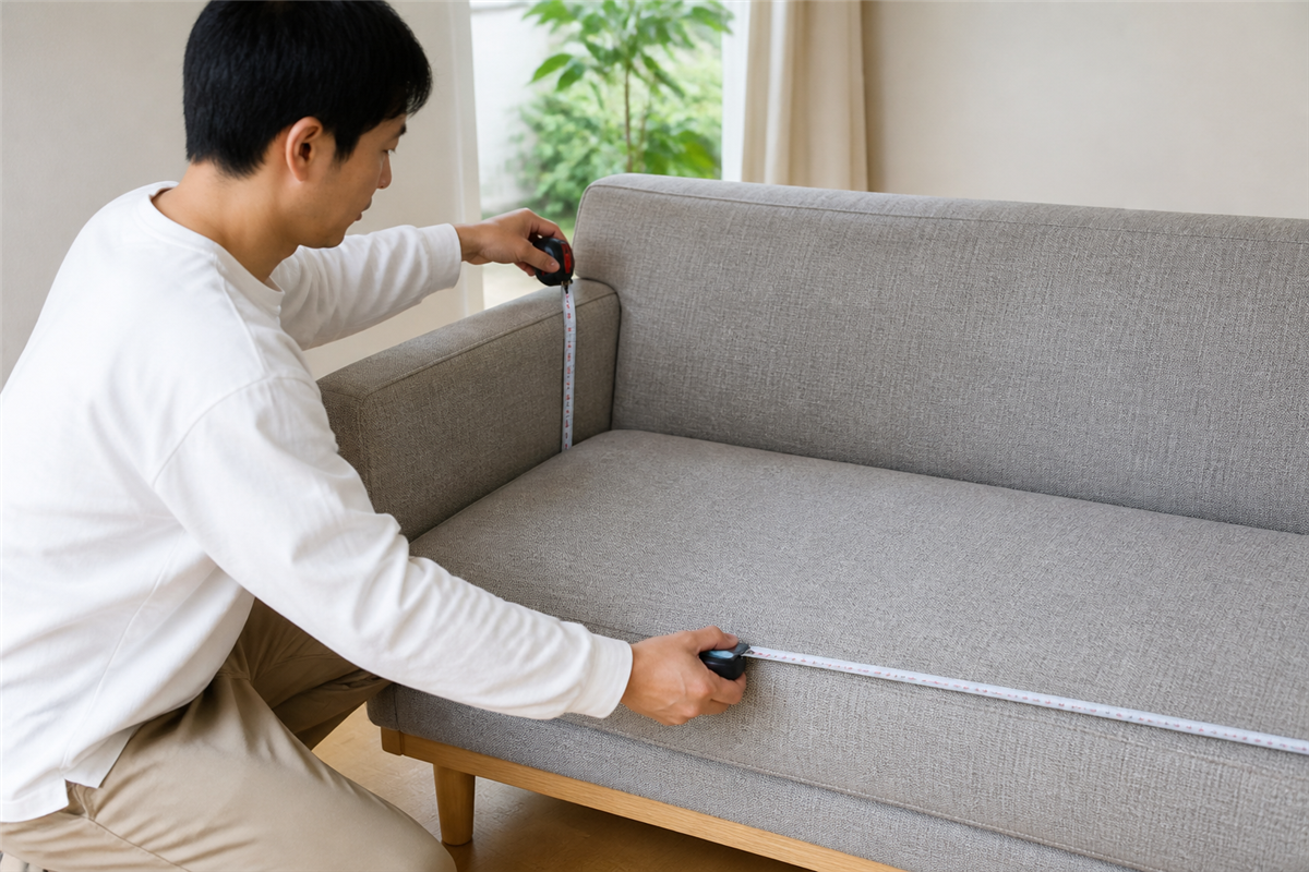 ソファの種類と寸法を確認する