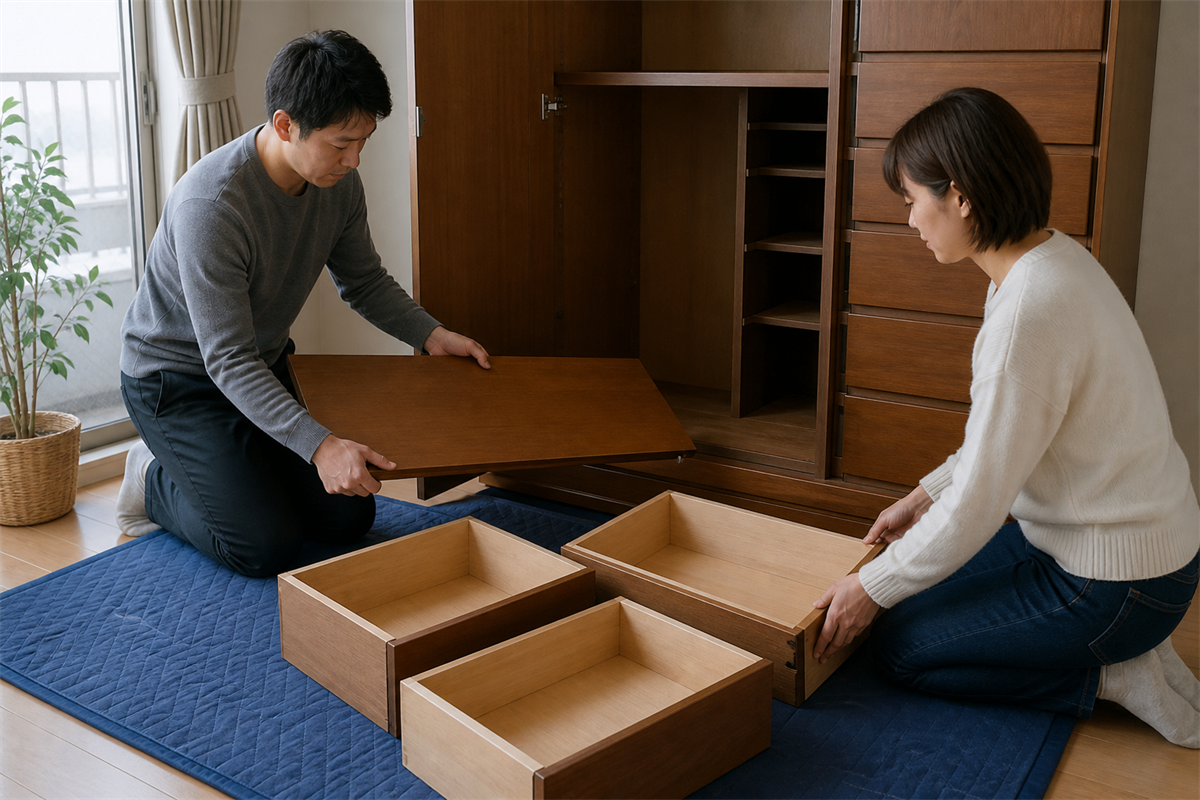 幅・奥行・高さを測る