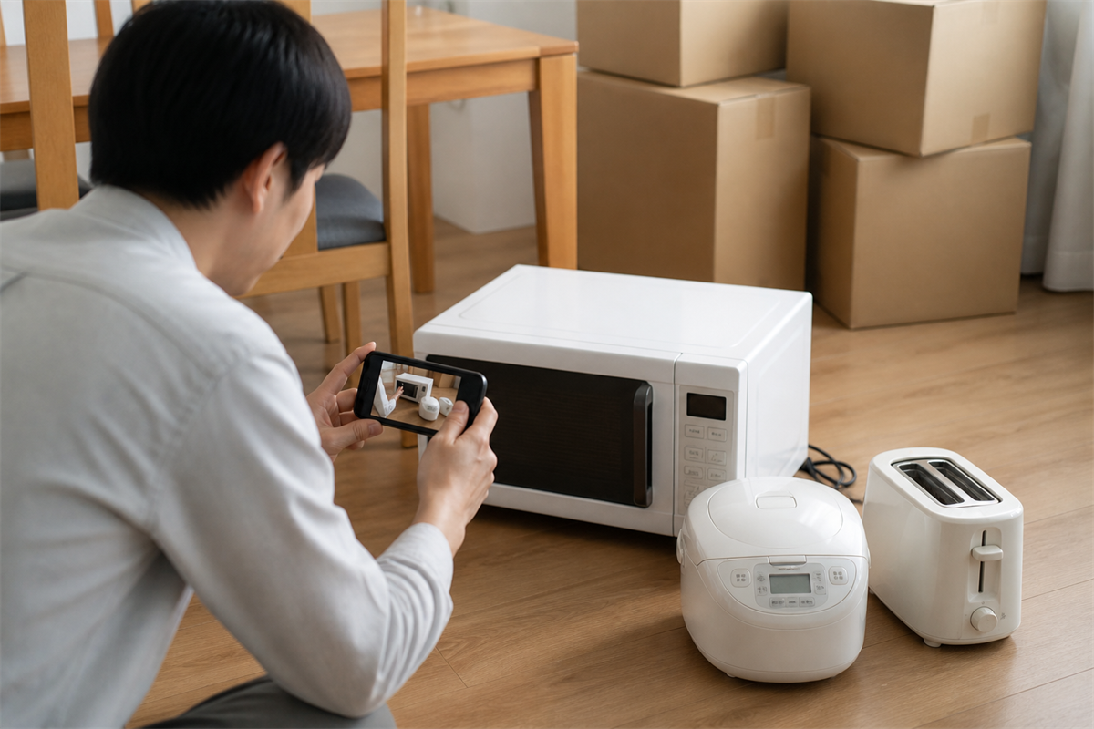複数家電の回収条件をそろえる
