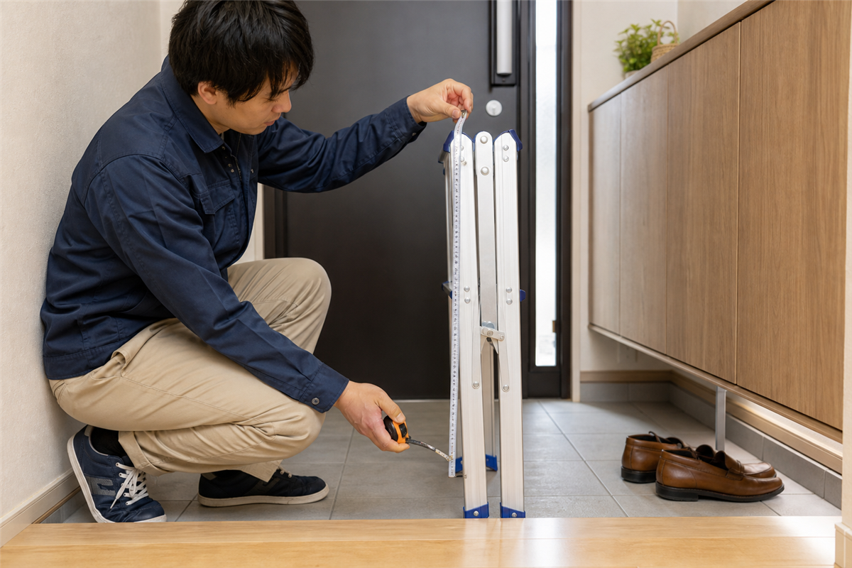 粗大ごみ基準と高さを確かめる